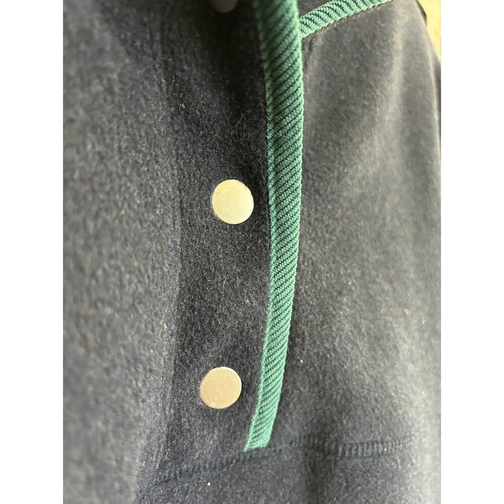 J.Crew Navy Green Warm-Up Fleece Pullover XS CP983 - Picture 4 of 12